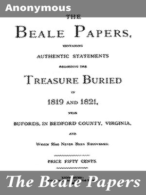cover image of The Beale Papers